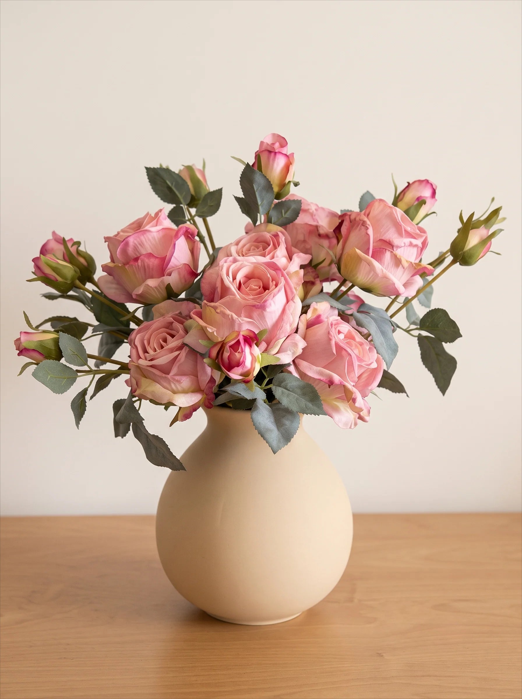 Vase globe texturé - Beige