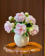 Arrangement floral artificiel Fleur de Pivoine Blush
