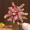 Blush Hydrangea Opulence hantverksmässig konstgjord blomsterarrangemang