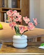Arrangement floral artificiel Phalaenopsis Corail Rose Doux