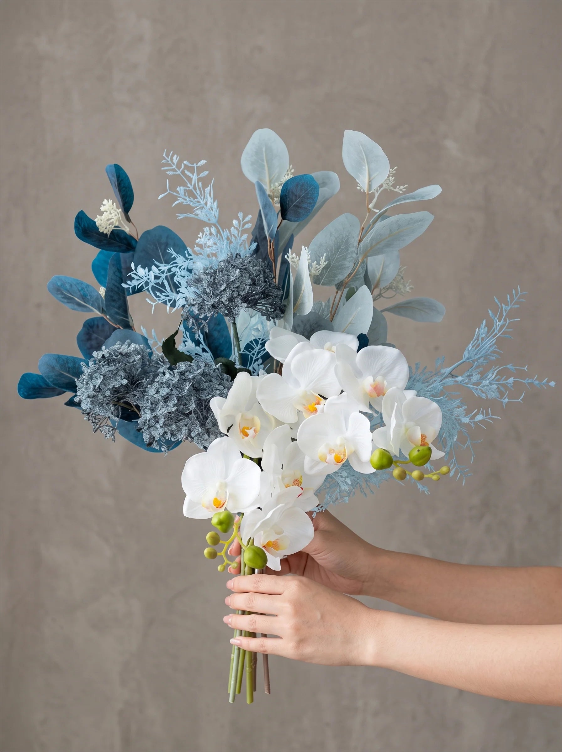 Morandi-Toned Artificial Floral Arrangement