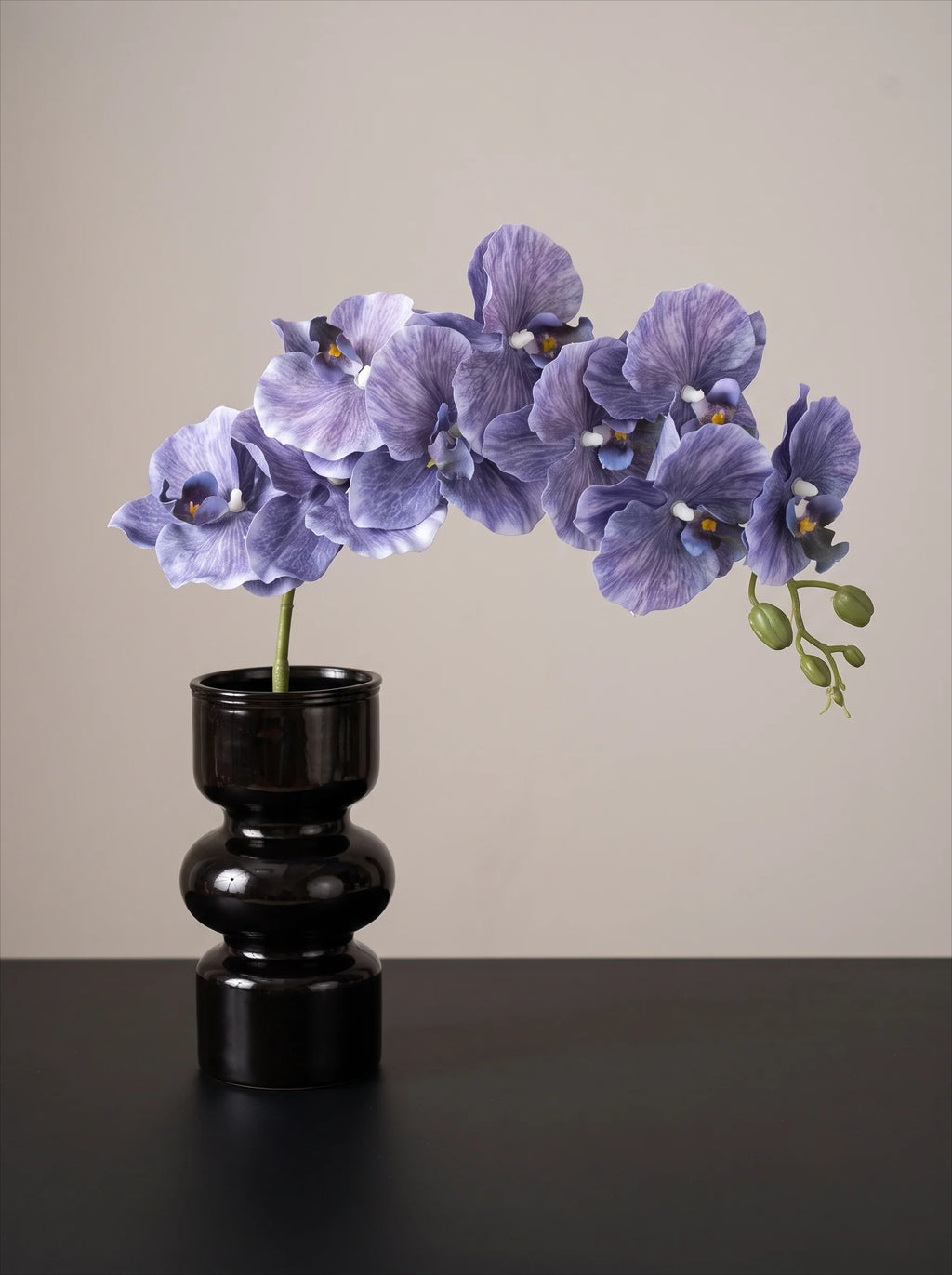 Lavender Orchid Elegance Artisan Faux Floral Arrangement