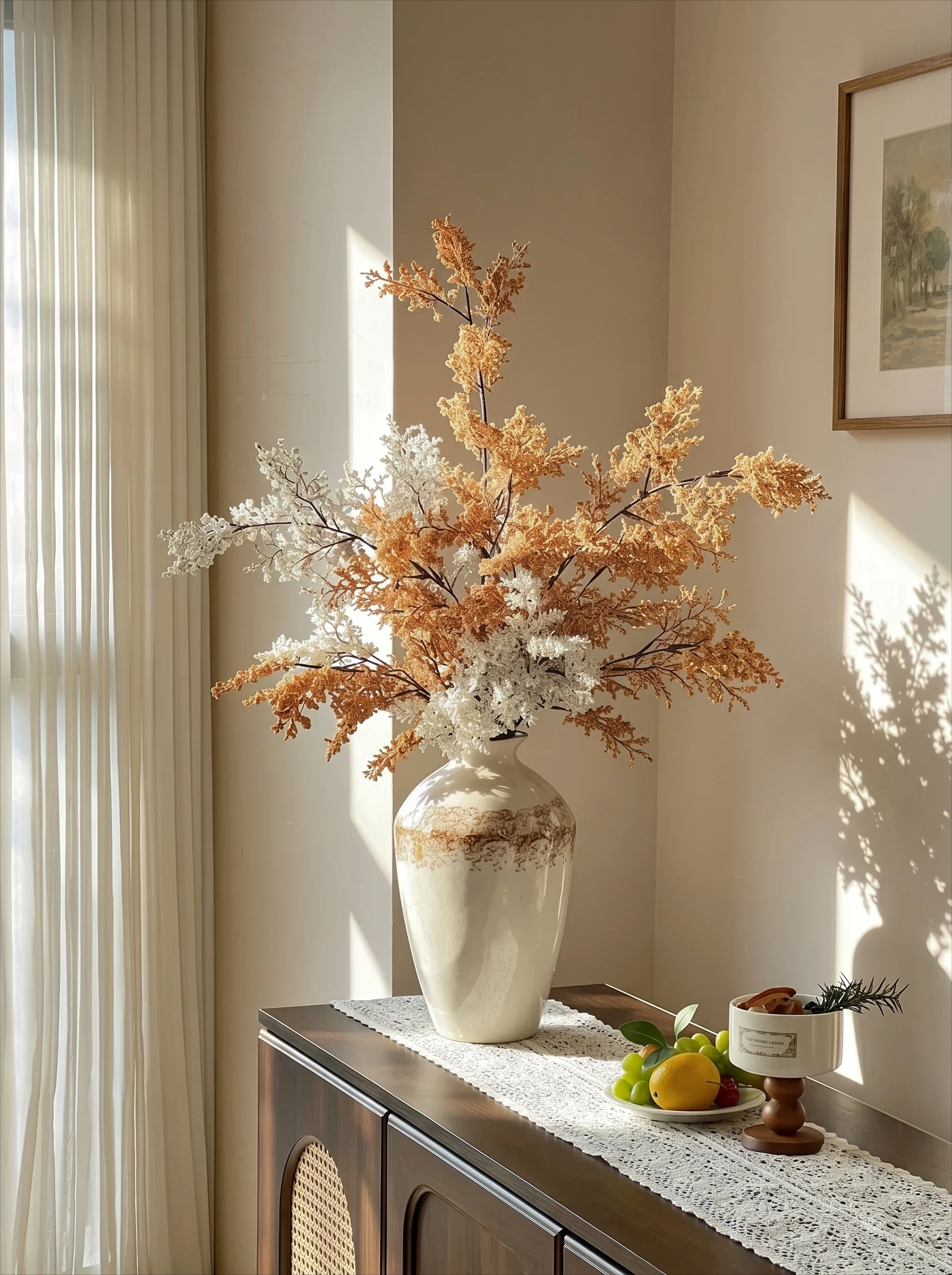Luxe Wabi-Sabi Terracotta Kunstbloemstuk