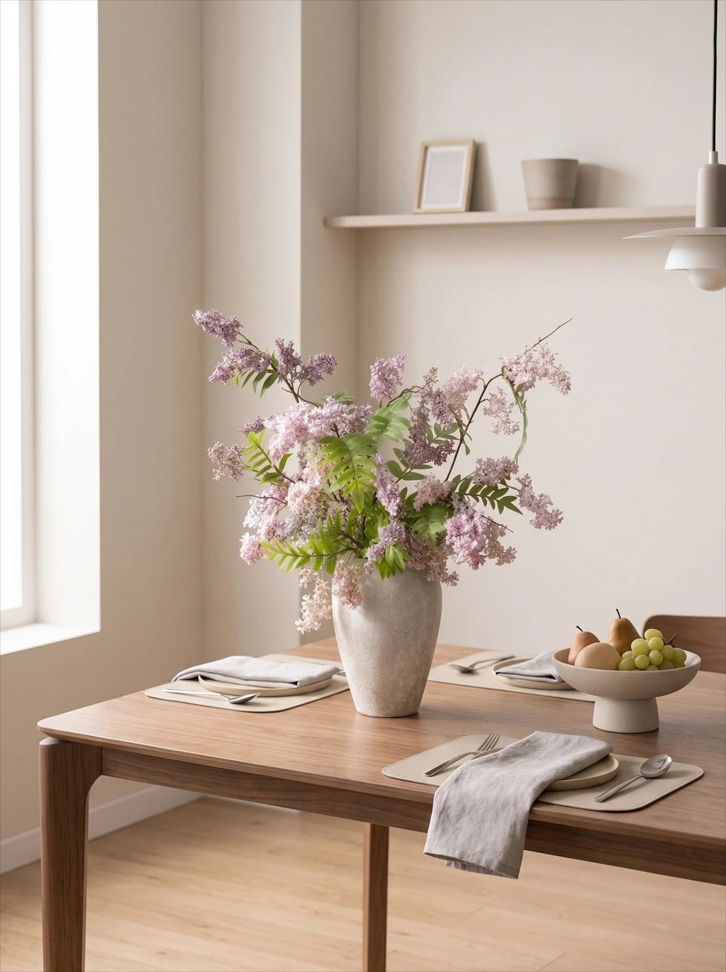 French Luxury Lilac Jasmine Artificial Floral Arrangement