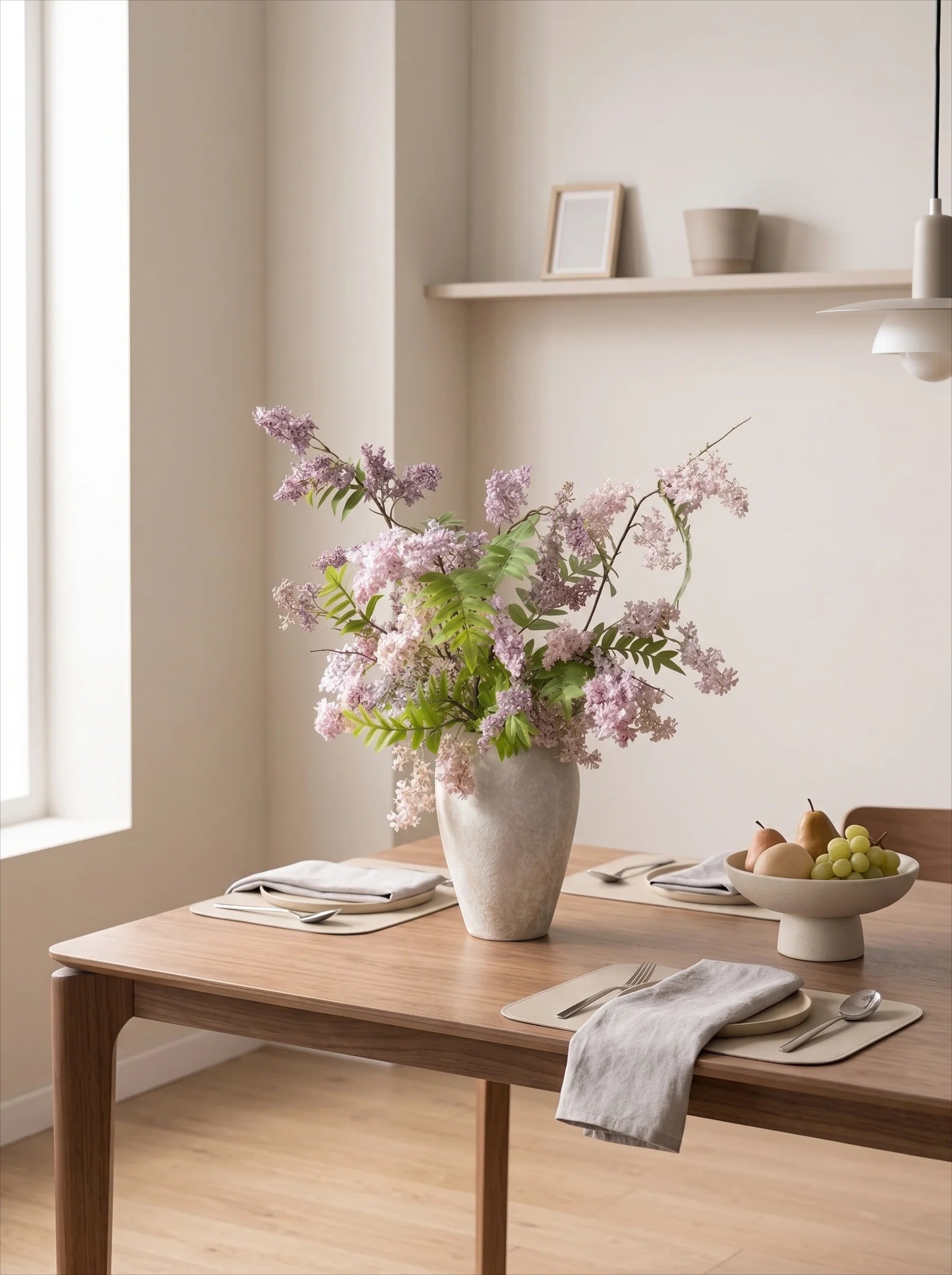 French Luxury Lilac Jasmine Artificial Floral Arrangement