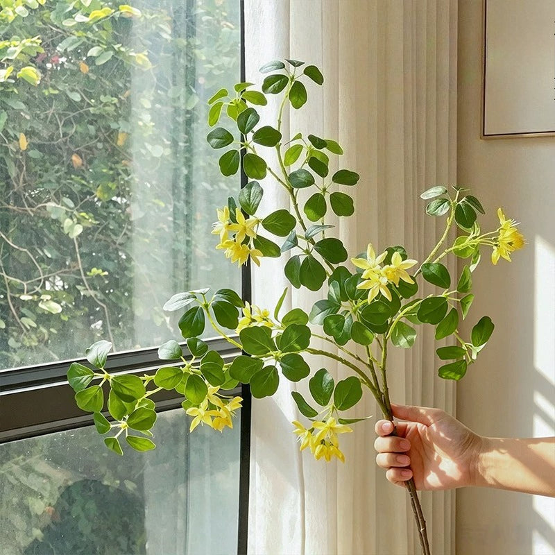 Luxury Zen Schefflera Blossom Artificial Floral Arrangement