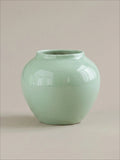 Artisan Light-Celadon Porcelain Vase