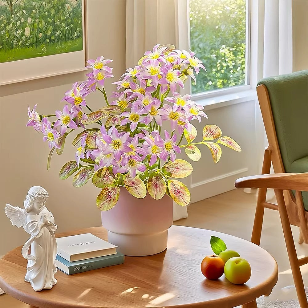 Pastel Jasmine Cluster konstgjord blomsterarrangemang