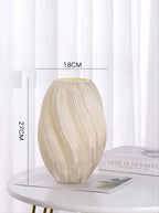 Ripple Art Glass Vase