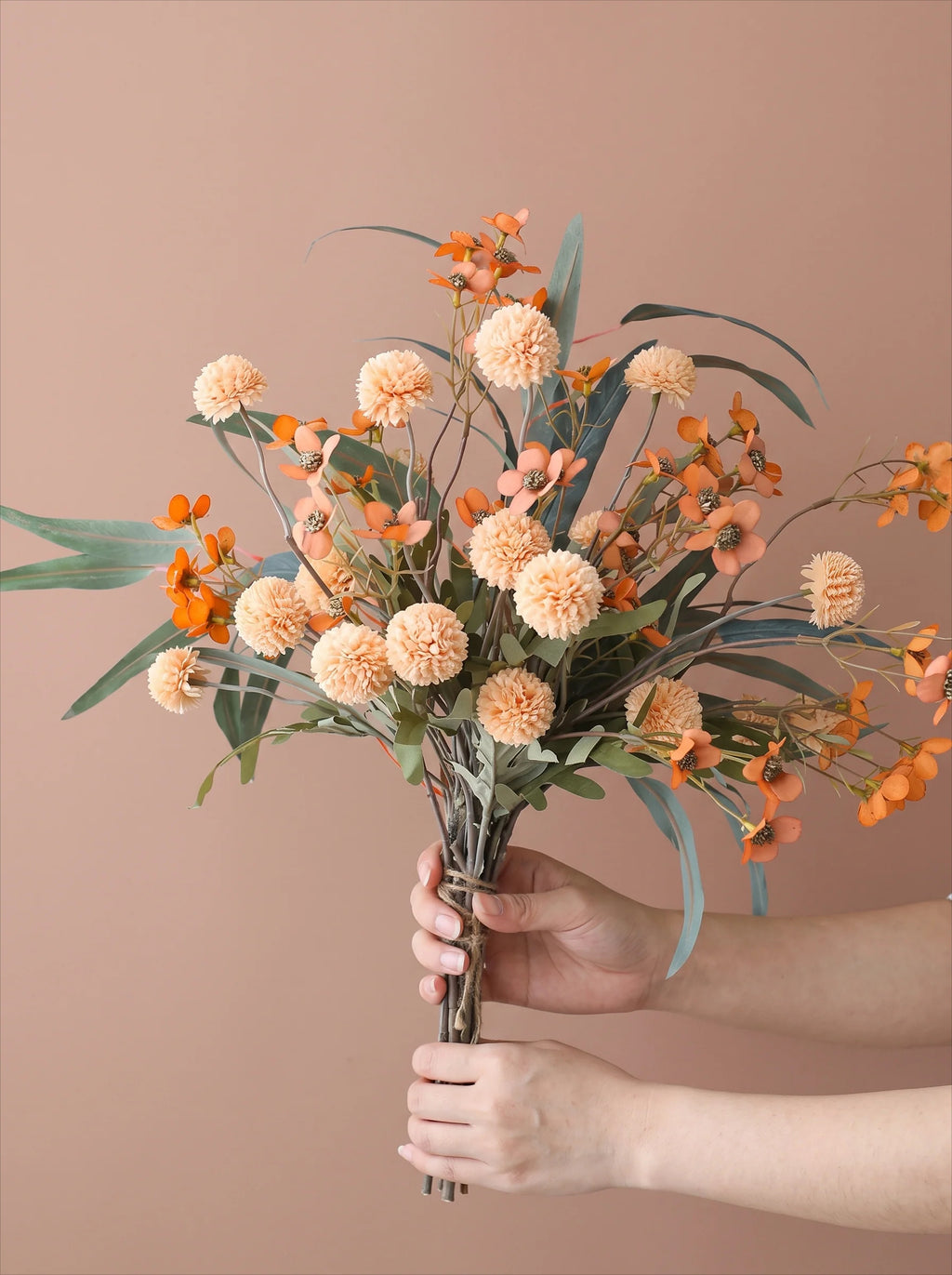 Autumn Wildflower & Dandelion Artificial Floral Arrangement