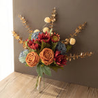 Neprozen schikking - herfst - gemengde tinten bloemen