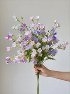 Pastel Bellflower Breeze Faux Floral Arrangement