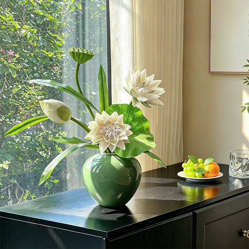 Serene Zen Botanical Masterpiece Luxury Artificial Floral Arrangement