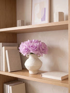 Faux Rose Arrangement - Lavender Rose (10 Stems / 10 Roses)