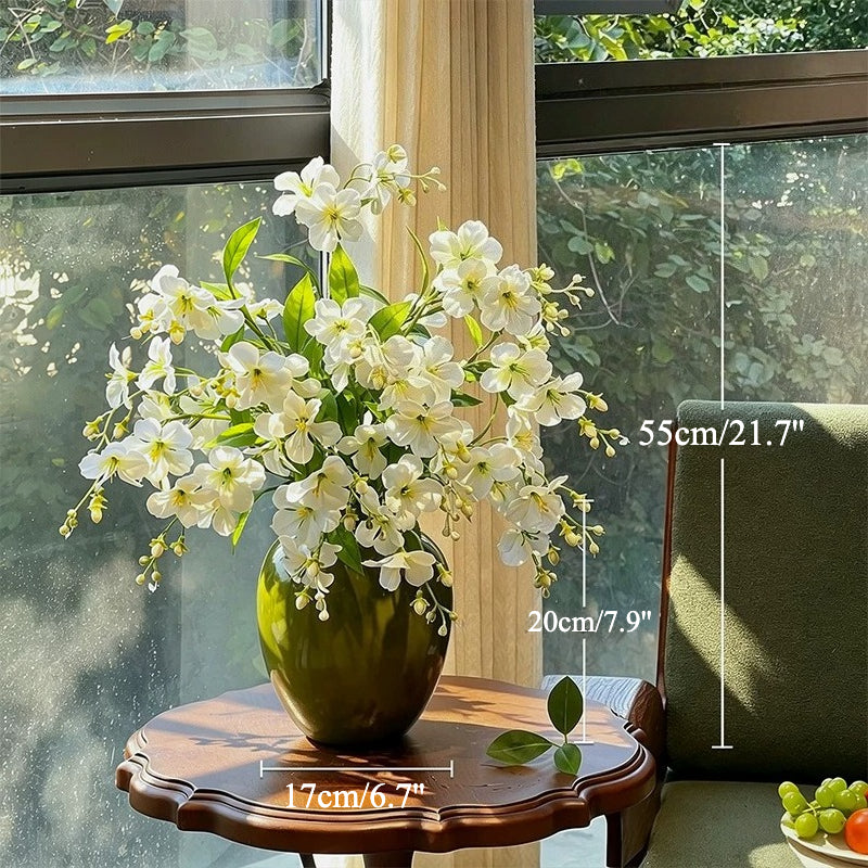 Nordic Luxury White Jasmine Artificial Floral Arrangement