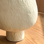 Organic Textured Off-White Ceramic Vase