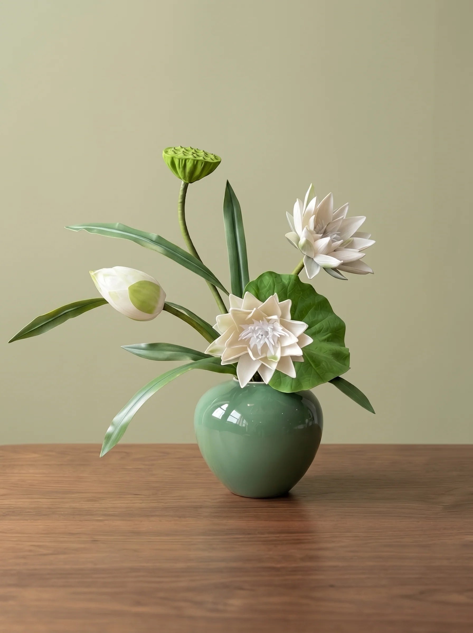 Serene Zen Botanical Masterpiece Luxury Artificial Floral Arrangement