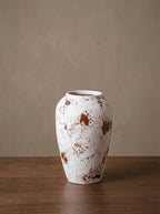 Wabi-Sabi Weathered Terracotta Vase