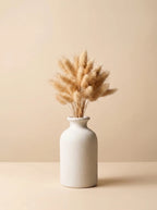 Faux Pampas Grass & Blossom Neutral Artisan Arrangement