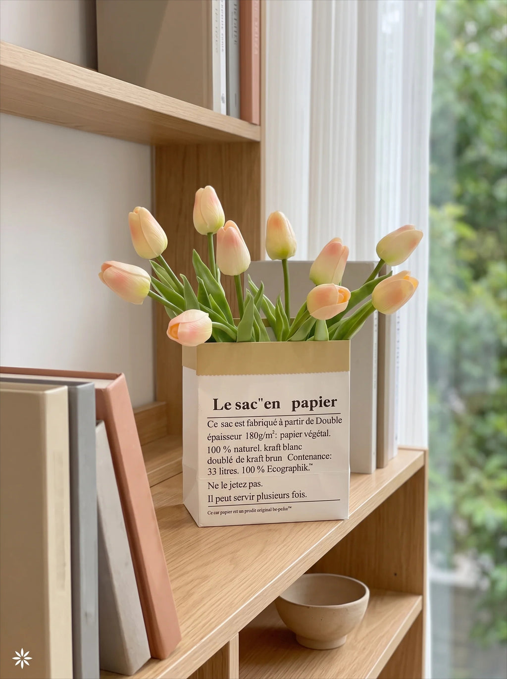 Künstliches Blumenarrangement Ätherische Blush Tulpe