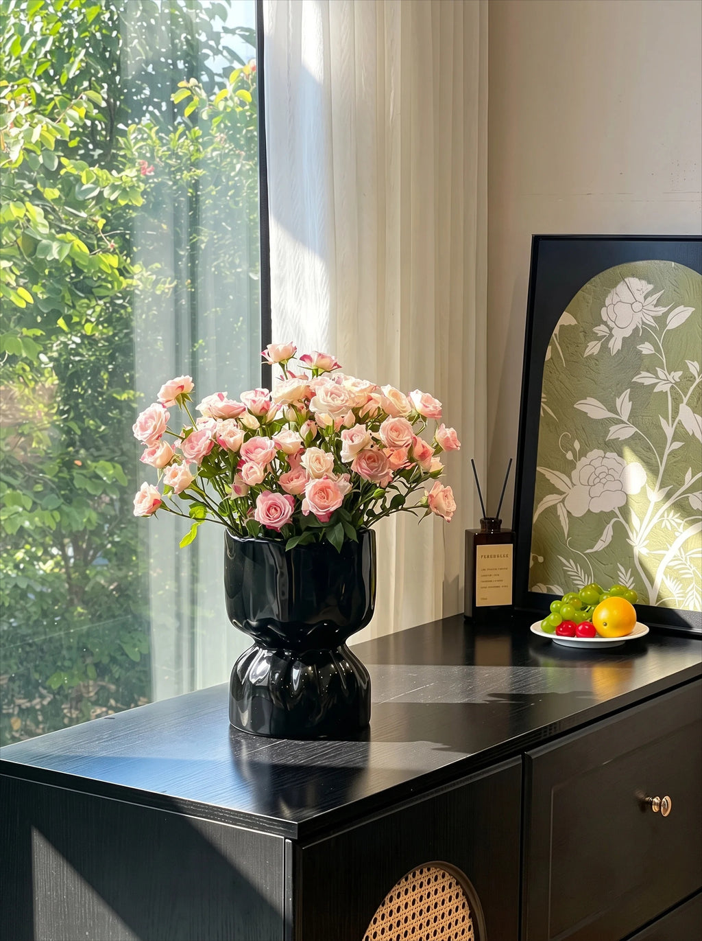 Moderner Künstlerischer Faltkeramik-Taschenvase  