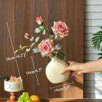 Minimalist Luxe Blush Rose Artificial Floral Arrangement