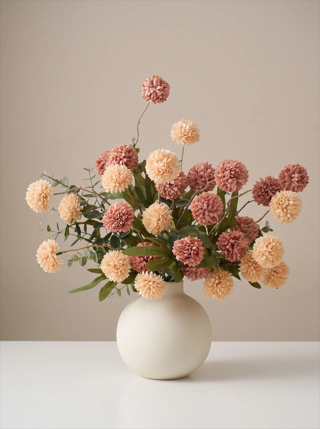 Pastel Dandelion Artificial Floral Arrangement