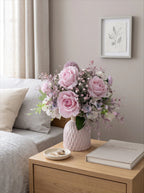 Blush Whisper Pink Artificial Floral Arrangement