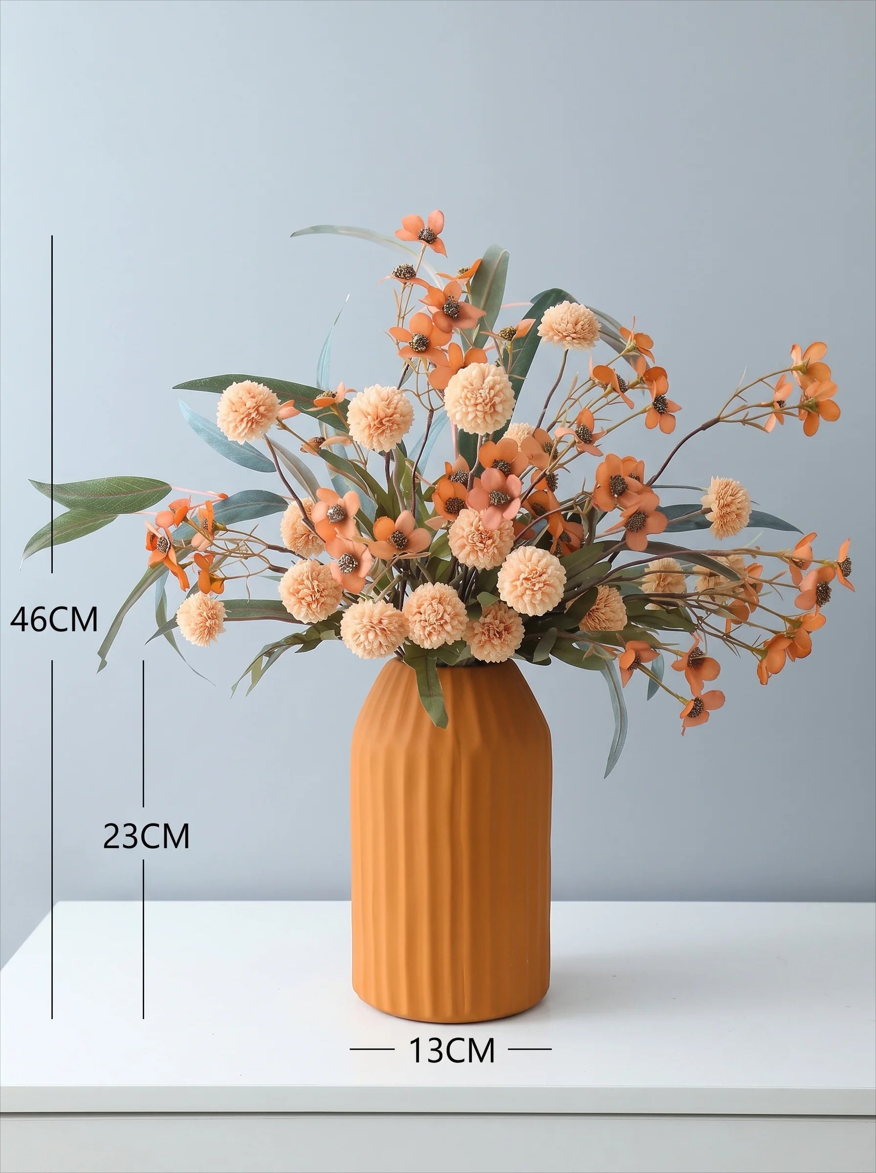 Autumn Wildflower & Dandelion Artificial Floral Arrangement