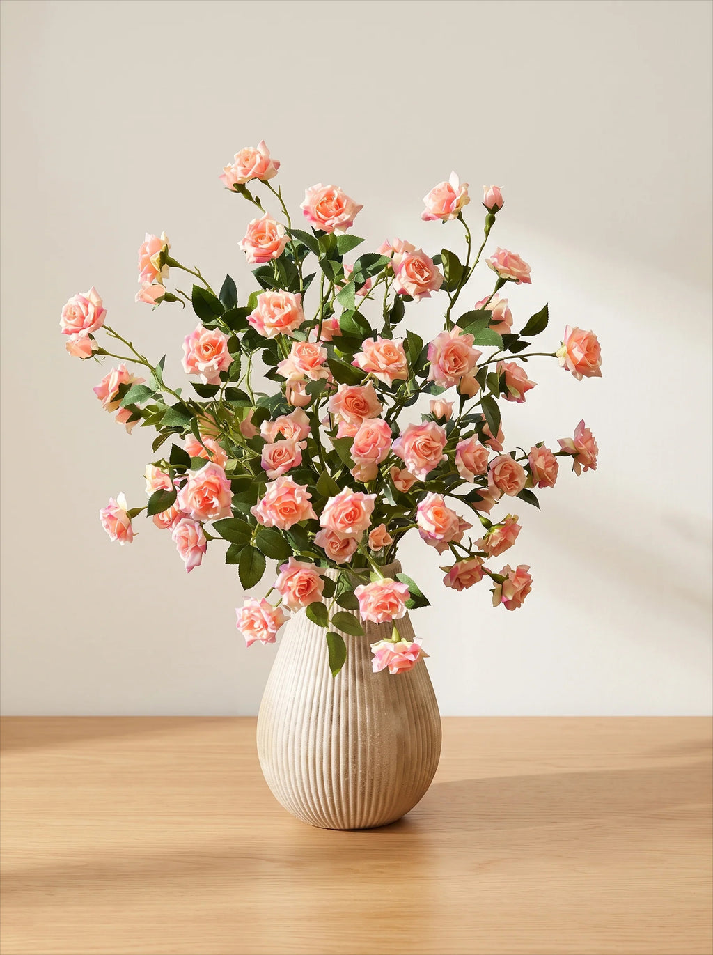 Blush Bubble Rose Künstliche Blumenarrangement