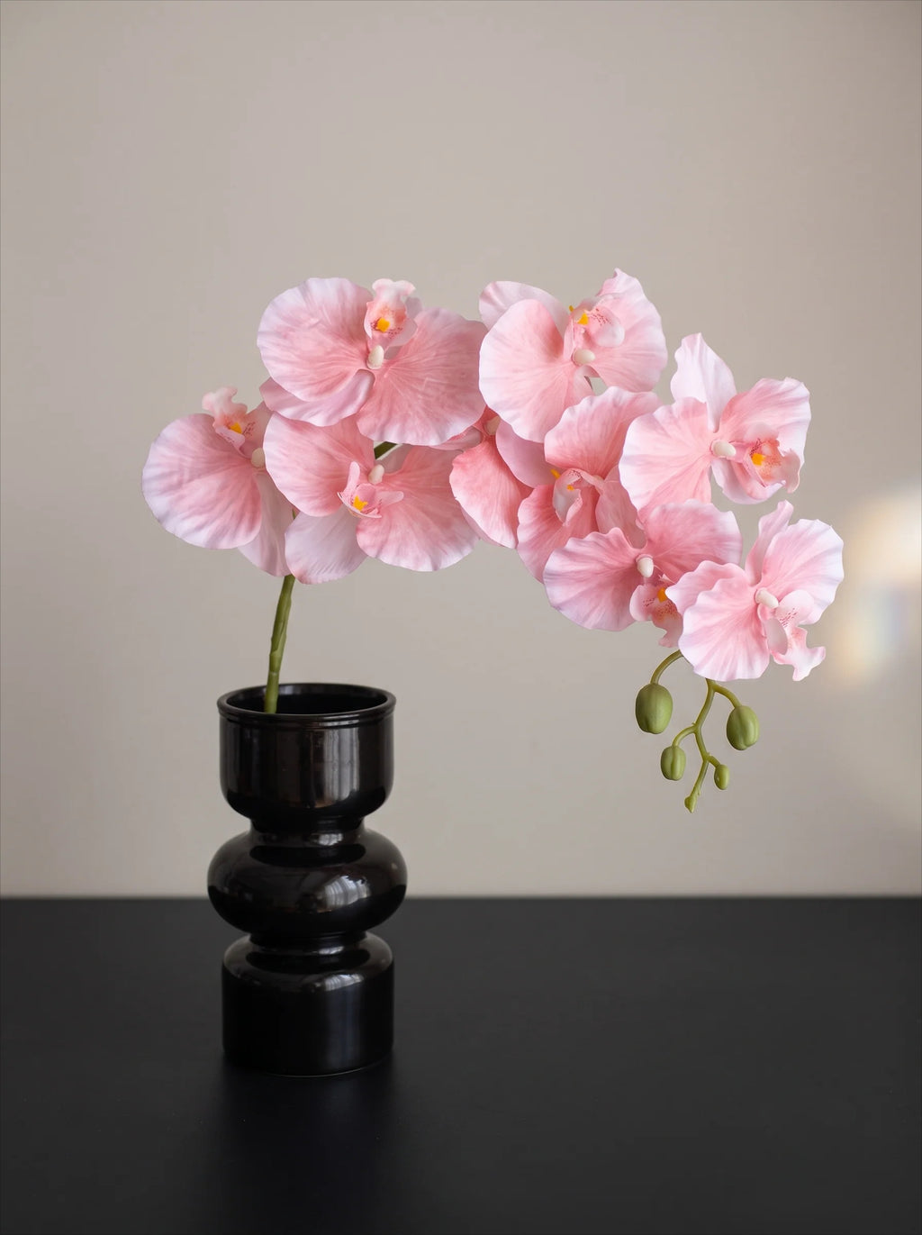 Lavender Orchid Elegance Artisan Faux Floral Arrangement