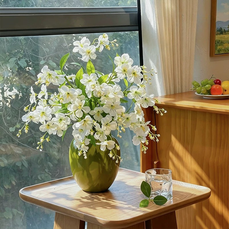 Nordic Luxury White Jasmine Artificial Floral Arrangement