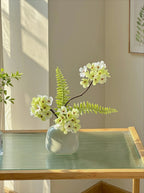 Minimalist Fresh-Looking Plumbago Mini Artificial Floral Arrangement