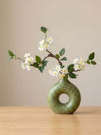 Luxury Minimalist Faux Spirea Blossom Artificial Floral Arrangement