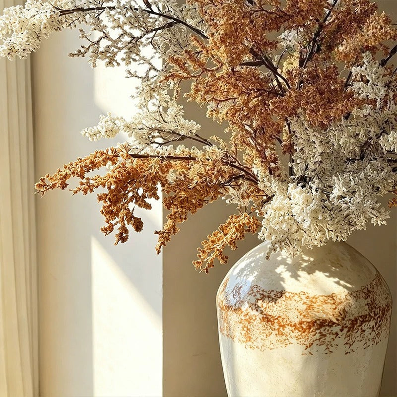 Luxury Wabi-Sabi Terracotta Artificial Floral Arrangement