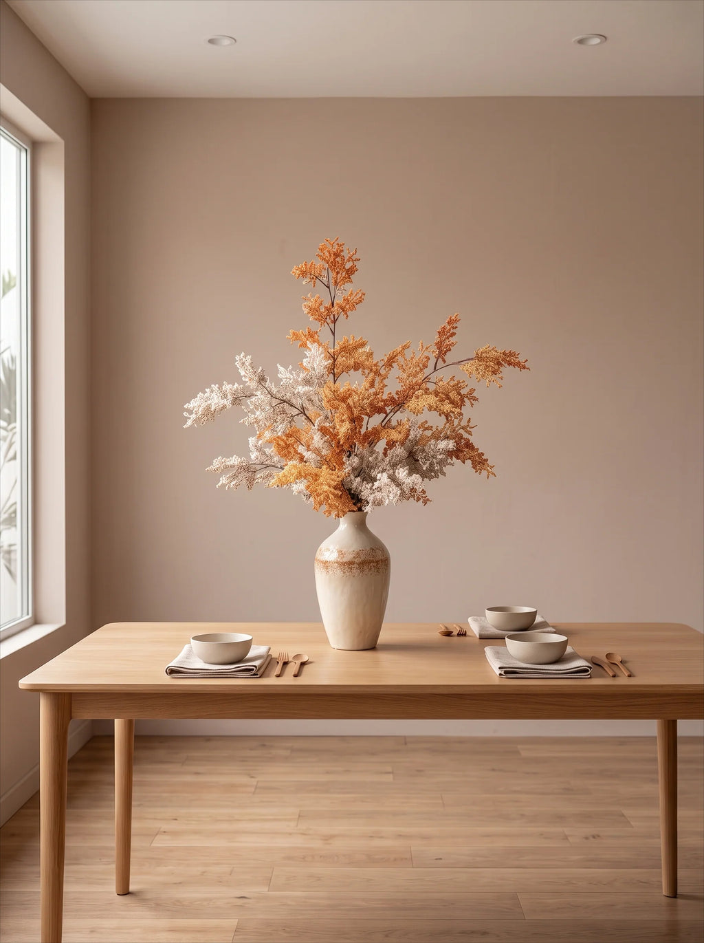 Luxury Wabi-Sabi Terracotta Artificial Floral Arrangement