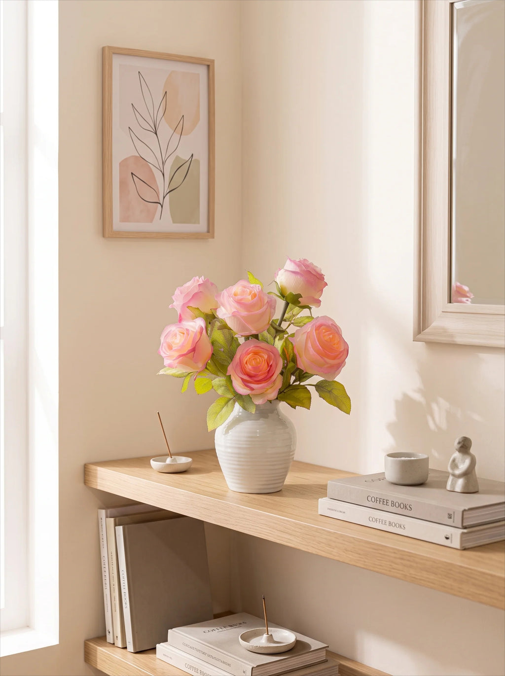 Künstliches Blumenarrangement Sanfte Schneeblume