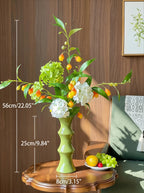 Serene Chinoiserie Sandersonia Lily Elegant Artificial Floral Arrangement