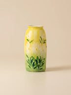 Hand-painted Sunshine Meadow Floral Ceramic Vase