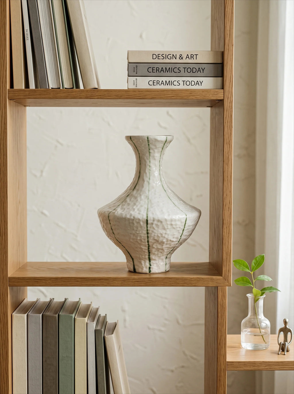 Minimalist Artisan Hammered Vase