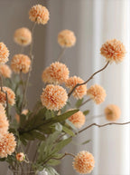 Künstliches Blumenarrangement Golden Hour Pom-Pom