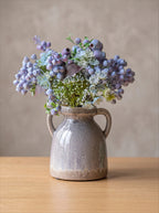Elegant Blue-Purple Faux Blueberry & Berry Branch Arrangement