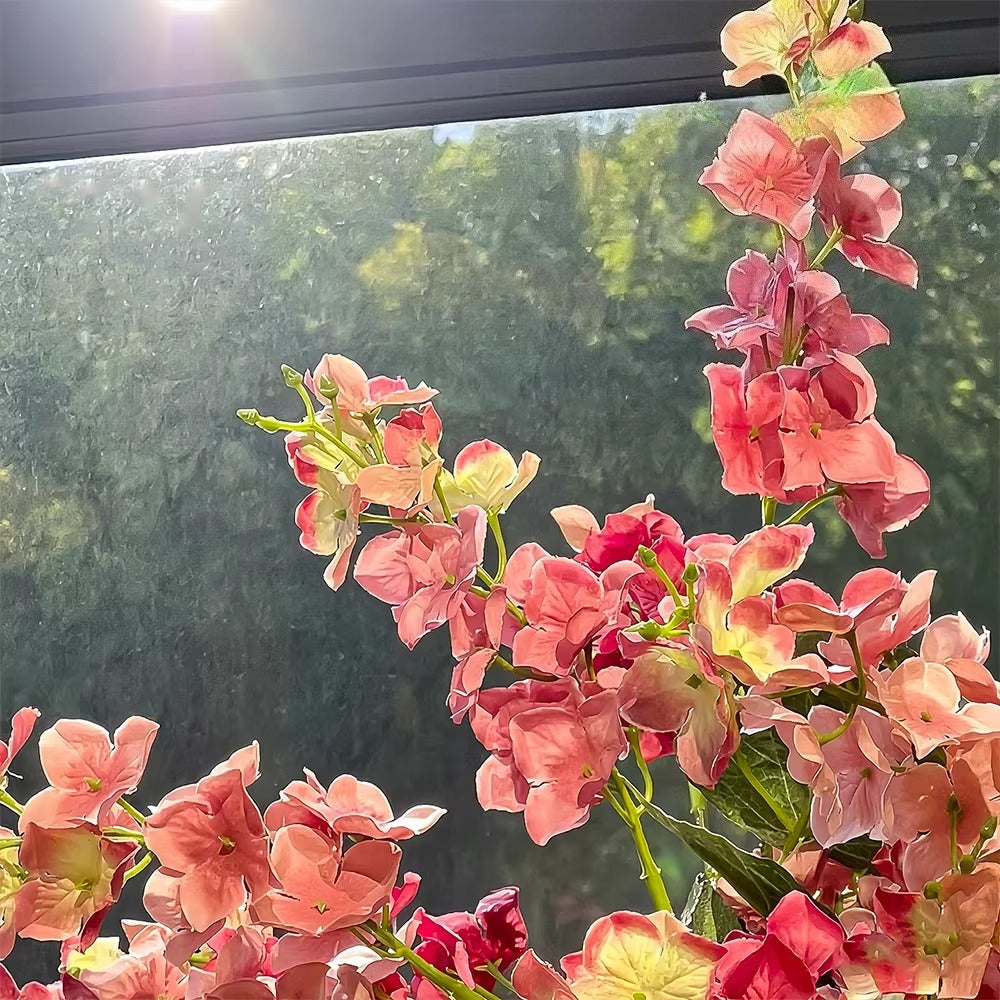 Blush Hydrangea Opulence Artisan Faux Floral Arrangement