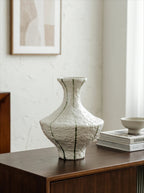 Minimalist Artisan Hammered Vase