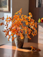 Warm Terracotta Fortune Cluster Faux Floral Arrangement
