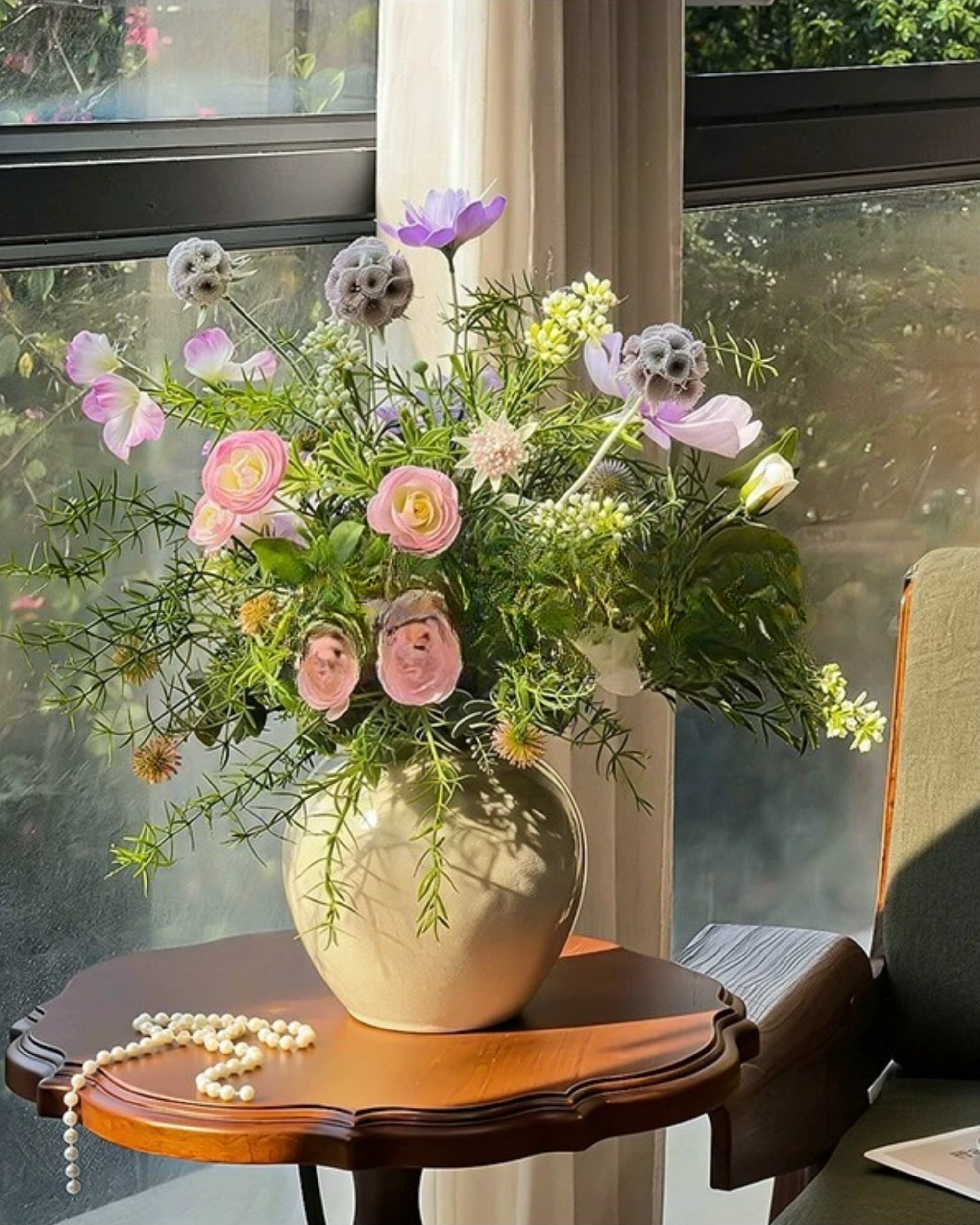 Enchanted Forest Whisper Faux Floral Arrangement