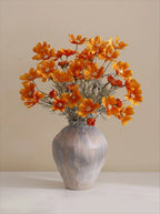 Textured Glazed Ceramic Vase