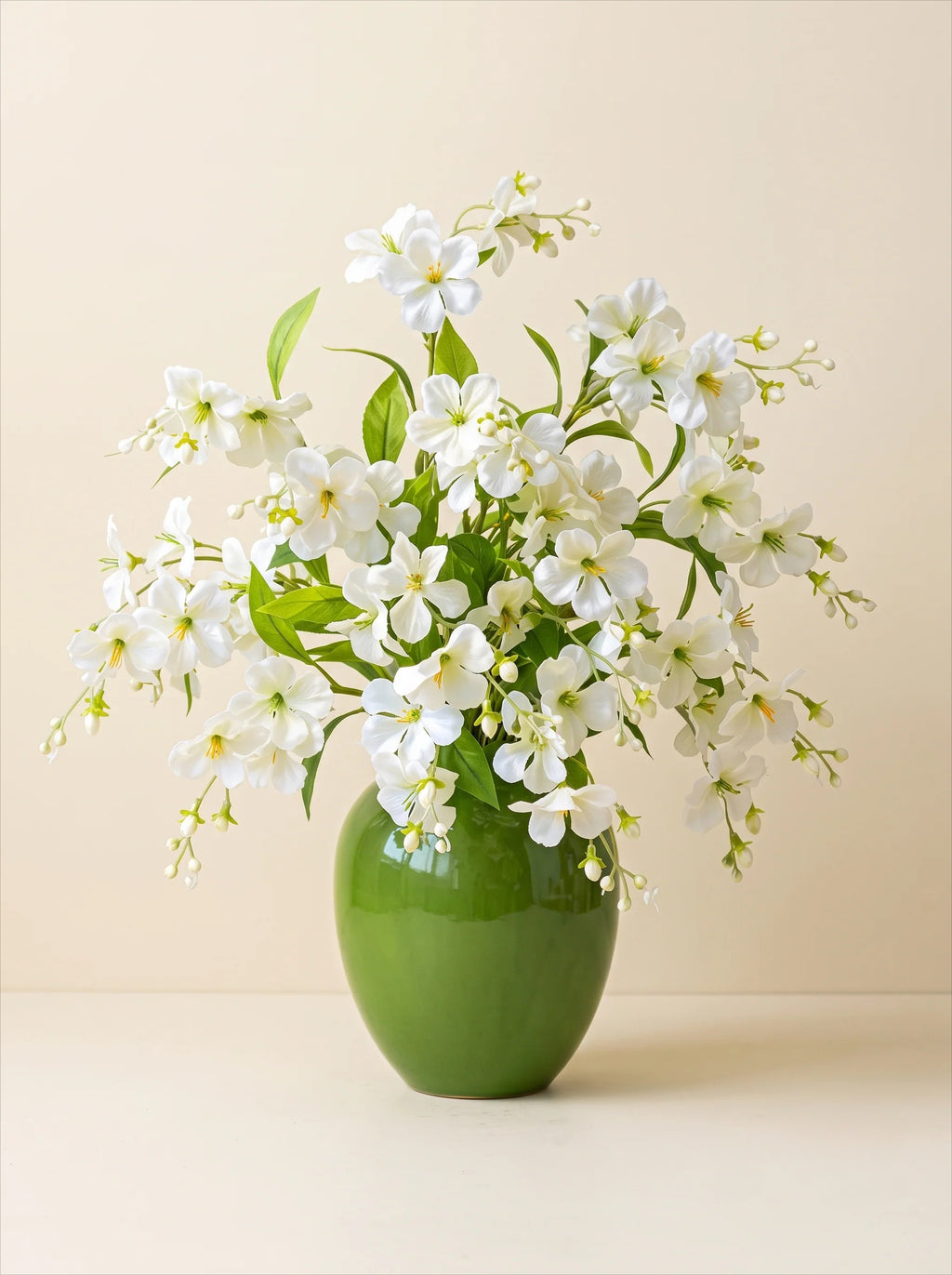 Nordic Luxury White Jasmine Artificial Floral Arrangement