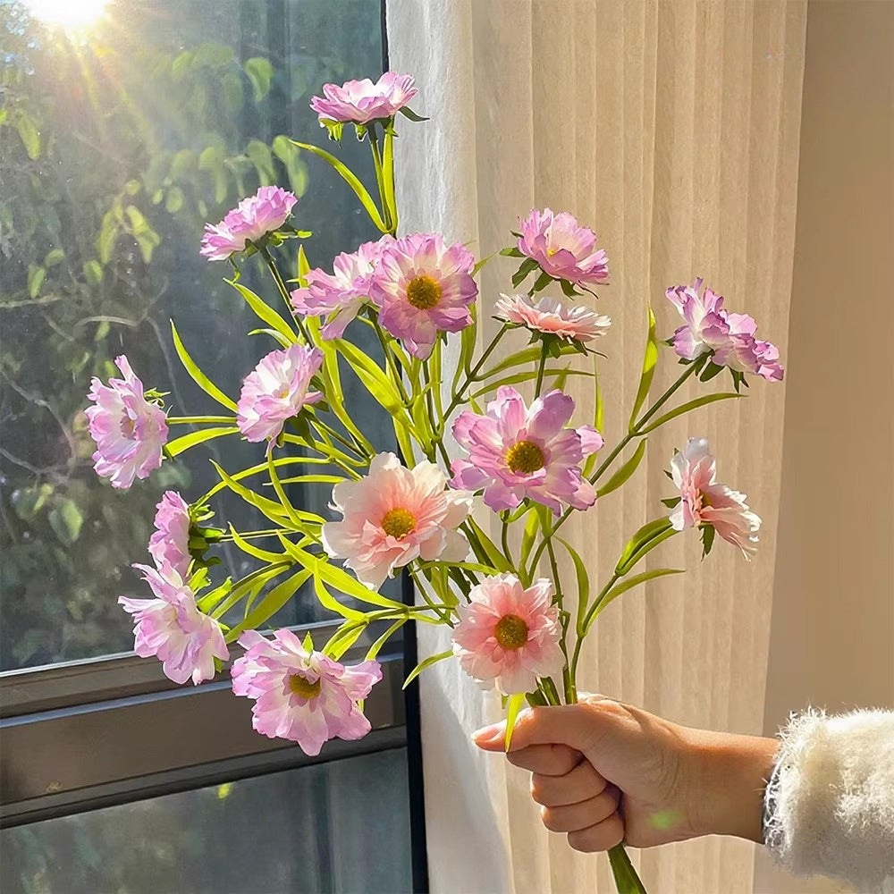 Ethereal Lilac Bloom Faux Floral Arrangement