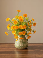 Sunny Golden Daisy Botanical Artificial Floral Arrangement